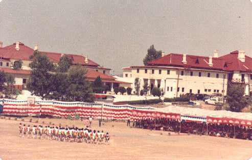 P.T display on Founders Day